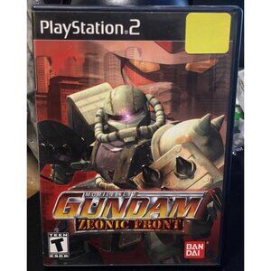 Mobile Suit Gundam: Zeonic Front (PS2, 2002), Tested, Complete W Manual and ad